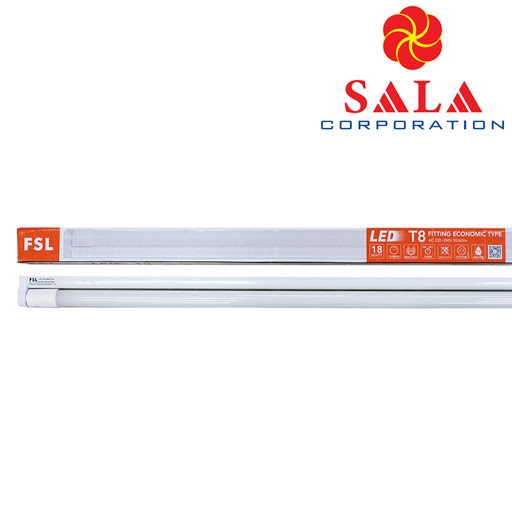 Đèn tuýp LED liền máng T8 18W FSL T8E-18W-12